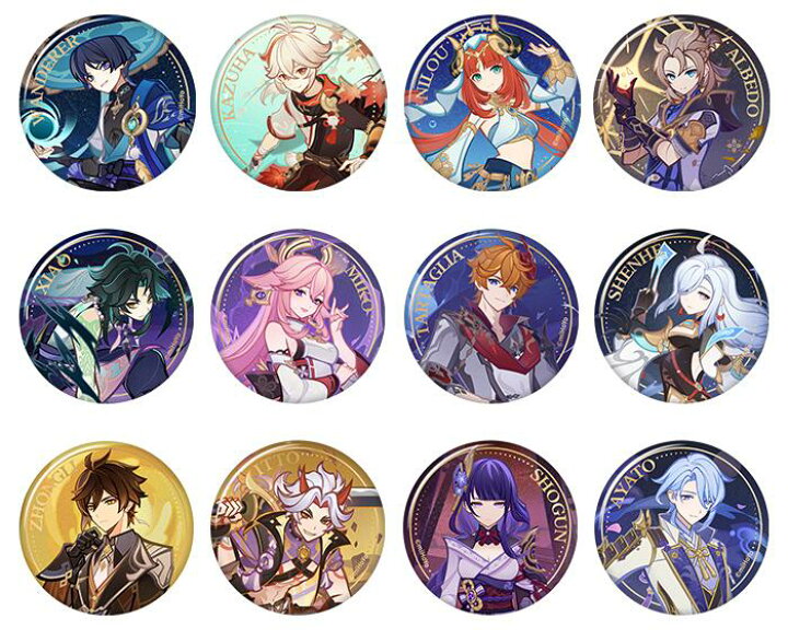 楽天市場】原神 公式グッズ 正規品 七聖召喚シリーズ 缶バッジ Vol.2 