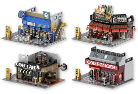 ゼンレスゾーンゼロ ゼンゼロ ZZZ 公式グッズ 正規品 六分街 シリーズ 組み立てブロック 141雑貨店 麺屋錦鯉 COFF CAFE GOD FINGER