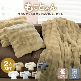 【クーポン利用で最大56％OFF！】 ブランケット シングル セミダブル ダブル 2枚合わせ 毛布 洗える クッションカバー もこもこ とろとろ ふわふわ ふわとろ ぽこぽこ ふわもこ ひざ掛け 掛け毛布 ラビットファー 風 生地 布団 リラックス おしゃれ かわいい あったか 冬