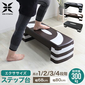 【レビュー特典付き】＼TVで紹介されました／ ステップ台 エクササイズ ステップ 踏み台 昇降台 エアロビクスステップ 2段 3段 4段 高さ調整 エアロビクス スローステップ ステッパー 踏み台昇降 昇降運動 ダイエット トレーニング 筋トレ器具 脂肪 脚 太もも