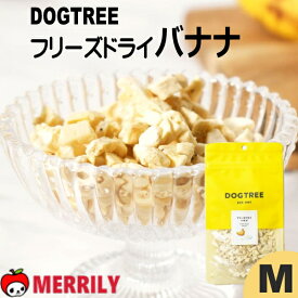 犬おやつ ドッグツリー フリーズドライ バナナ M 20g 犬 おやつ 無添加 国産 犬用おやつ ペット ドッグフード 犬バナナ 砂糖不使用 小型犬 中型犬 大型犬 ドッグフード 果物 ご褒美