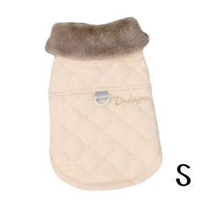 犬の服 リードフック付き ファー コート ベスト 犬服 ペットウェア ドッグウェア アウター ボア 秋 冬 おしゃれ 可愛い 犬 ペット もこもこ 冬服 小型犬 中型 大型 チワワ プードル 柴犬 ポメ