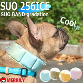 ネッククーラー 保冷剤付 アイスフォードッグ スオバンド グラデーション ボタン付き 犬用 クールネック 犬 クール ネック 涼しい 冷却 首巻き クールリング ポケット 小型犬 中型犬 おしゃれ かんたん カバー 散歩 暑さ対策 保冷 ジェル 熱中症対策
