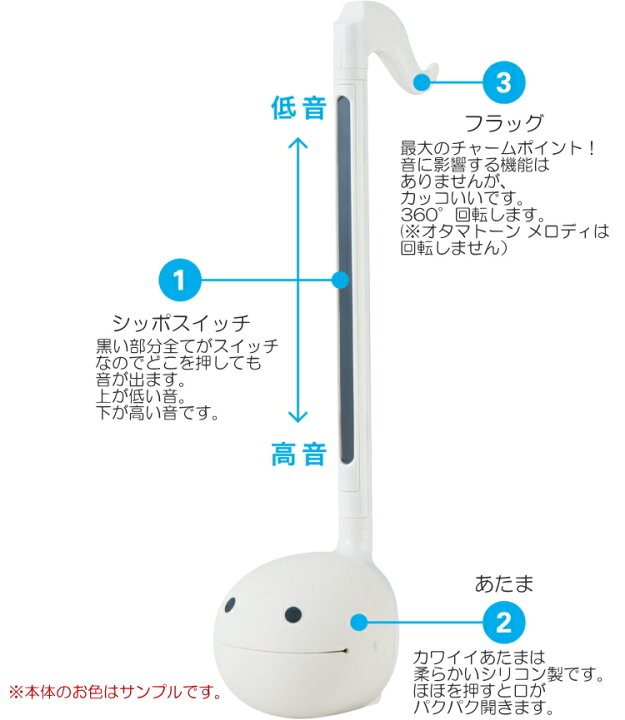 楽天市場】オタマトーン otamatone 誰でも演奏できる 電子楽器 