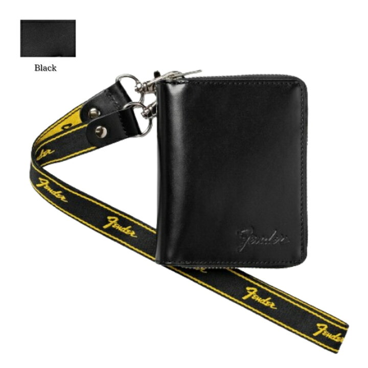 楽天市場】Fender 深札入れR型ファスナー 950-703 ブラック ブラウン  