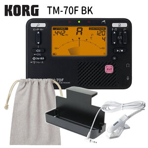 KORG`[i[gm[ TM-70F BK ubN + `[i[}CN CM-400 {ʑg[+ВP[X Zbg RO ty uo `[i[