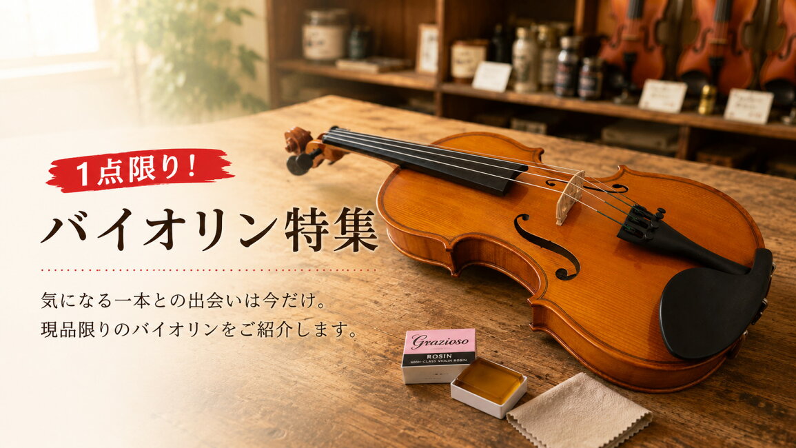 楽天市場 | 楽器のことならメリーネット - 1点限り！バイオリン特集