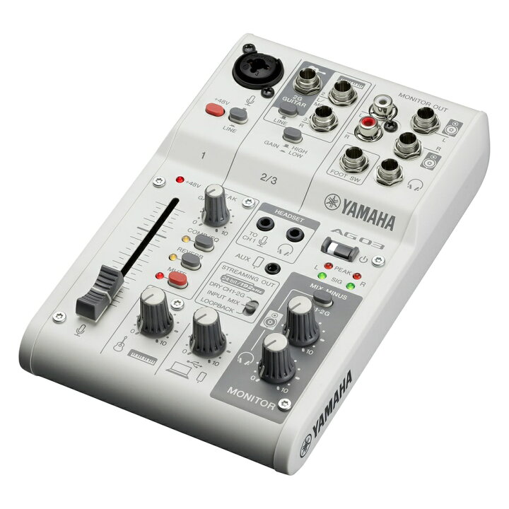 楽天市場】YAMAHA AG03MK2 と audio-technica AT2020付き iPhone接続 