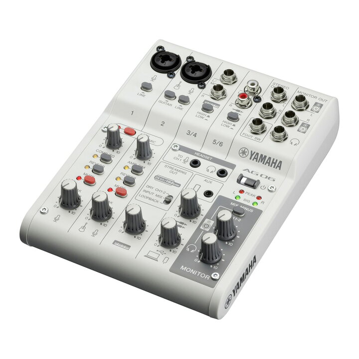 楽天市場】YAMAHA AG06 mk2 W (Lightning iPhone接続ケーブルセット 