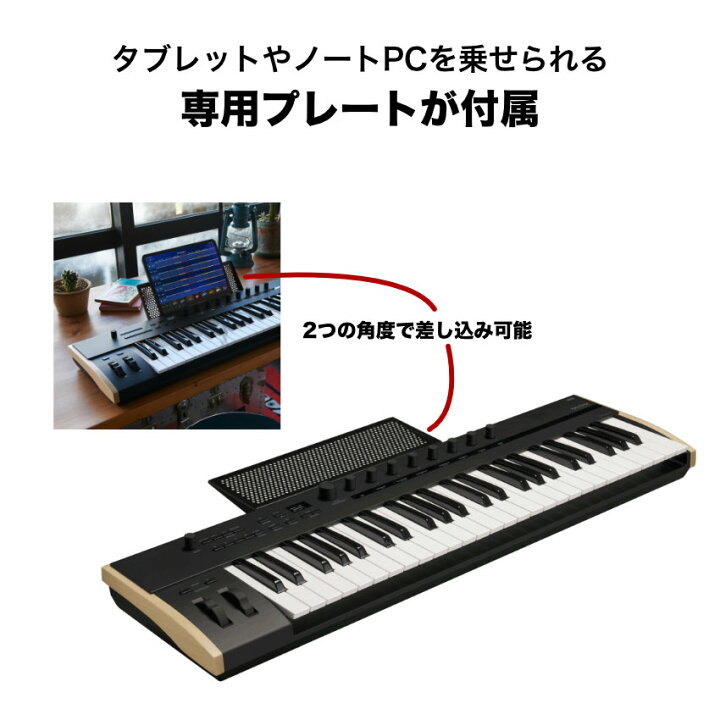 楽天市場】ペダルセット□KORG MIDIキーボード Keystage 49 49鍵盤 