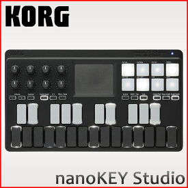 KORG コルグ ワイヤレス MIDIキーボード NANOKEY STUDIO (ナノキー・スタジオ)タッチパッド機能(6月1日時点 供給元在庫あり)