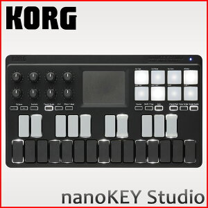 �y���ב҂����i�zKORG �R���O ���C�����X MIDI�L�[�{�[�h NANOKEY STUDIO (�i�m�L�[�E�X�^�W�I)�^�b�`�p�b�h�@�\