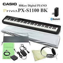 楽天市場】casio px-s1000 bk 電子ピアノ 88鍵盤 プリヴィアの通販