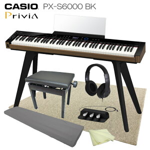 CASIO dqsAm Privia PX-S6000BK ubNu{ZbgAX^hA3{y_AV֎qAh}bgtv88 fW^sAm JVI vBA