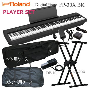 ���[�����h �d�q�s�A�m FP-30X BK�u����KS-20X�A�n�[�t�y�_���Ή�DP-10�A�{�́��X�^���h�p2��ރP�[�X�t�vRoland �f�W�^���s�A�m �X�e�[�W�s�A�m