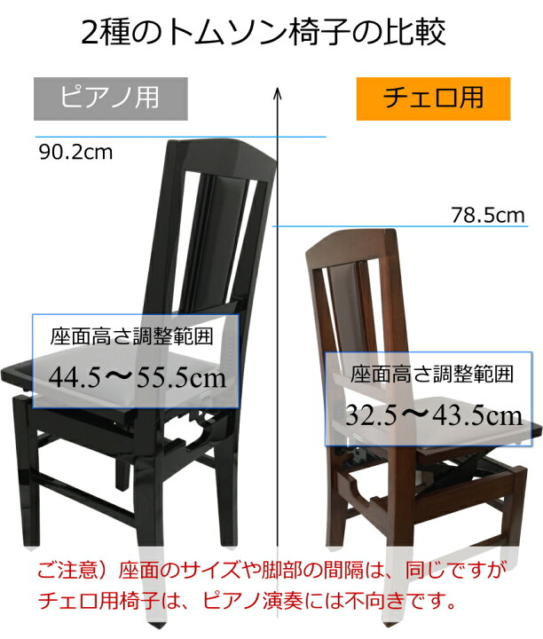 楽天市場】在庫あり□トムソン椅子 チェロ・ギター・二胡に最適な 背 