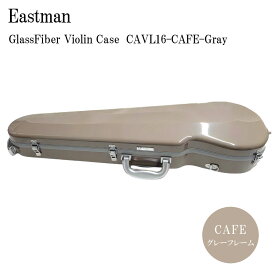 イーストマン バイオリンケース 「カフェ×グレイフレーム」CAVL16/定番 バイオリン ハードケース CAVL-16 EASTMAN