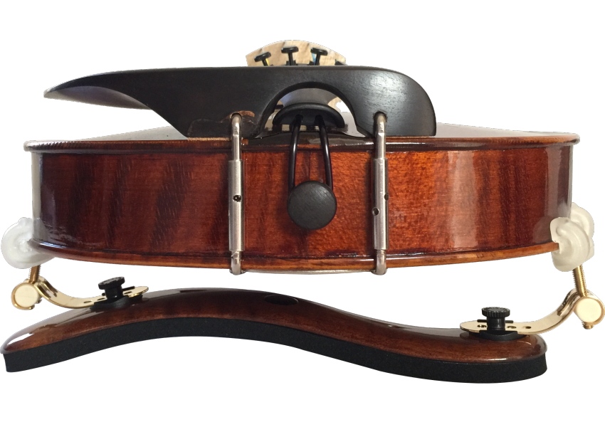 正規販売店】VLM バイオリン 肩当 DIAMOND DARK 4「ダイアモンド・ダーク」木製 メイプル 脚折りたたみ式 弦楽器 