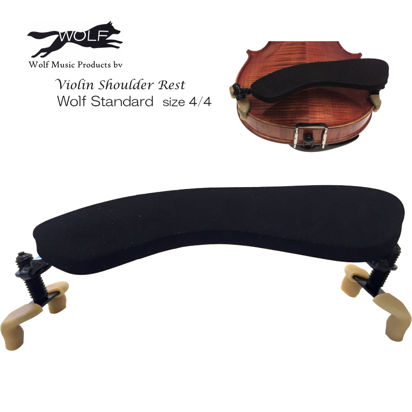 超人気 構え方が安定していない方にお勧め WOLF MUSIC Prodacts バイオリン肩当 4 ウルフ スタンダード STANDARD  goldentours.com.co