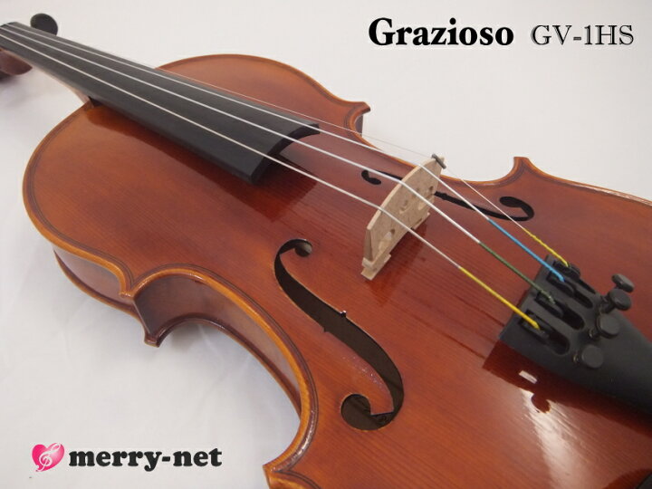 楽天市場】Grazioso GV-1HS 4/4 バイオリン 4点セット : 楽器のこと 