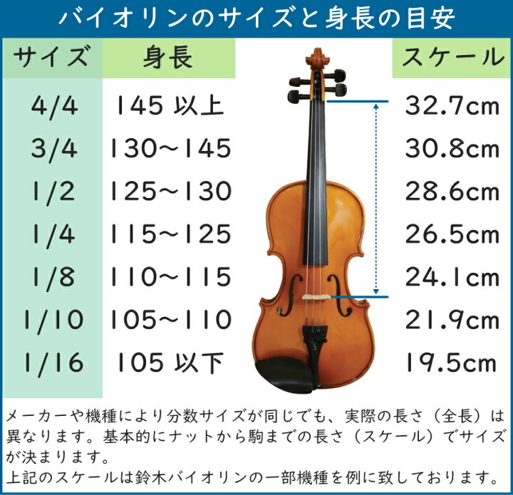 楽天市場】初心者向け バイオリン【調整後出荷】VS-F1 1/4サイズ「7点 