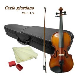初心者向けバイオリン VS-1 1/4【5点set】カルロジョルダーノ VS1 身長115～125cmの方対象