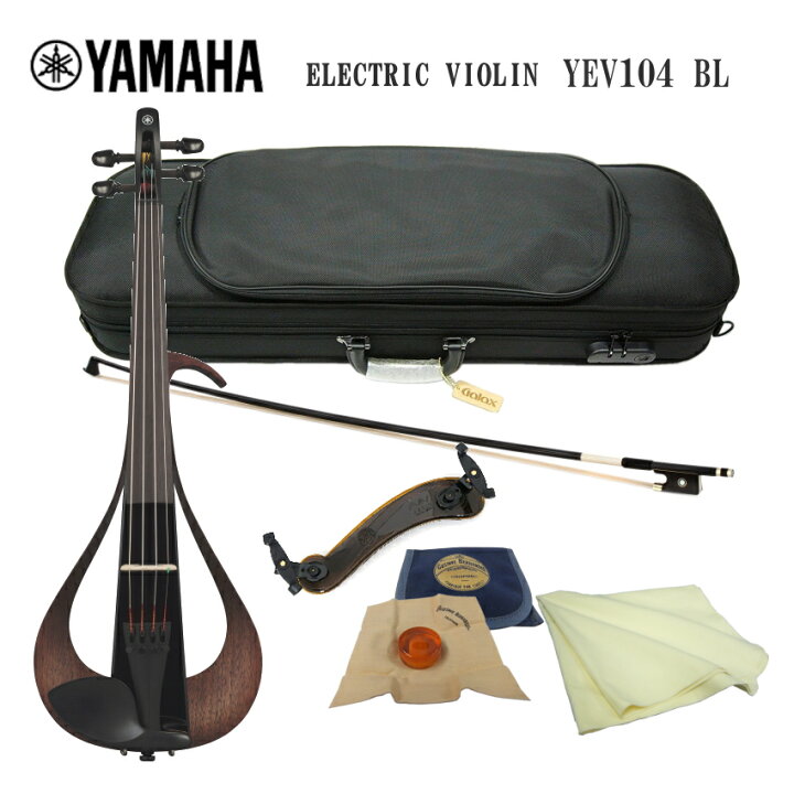 楽天市場】シンプルセット YAMAHA エレキバイオリン YEV104 ブラック 
