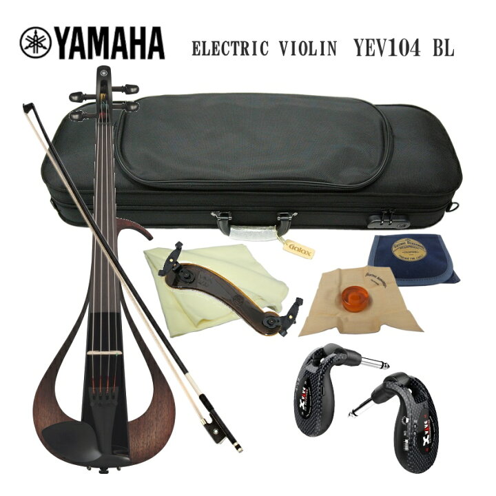 楽天市場】ワイヤレスセット YAMAHA エレキバイオリン YEV104 ブラック 