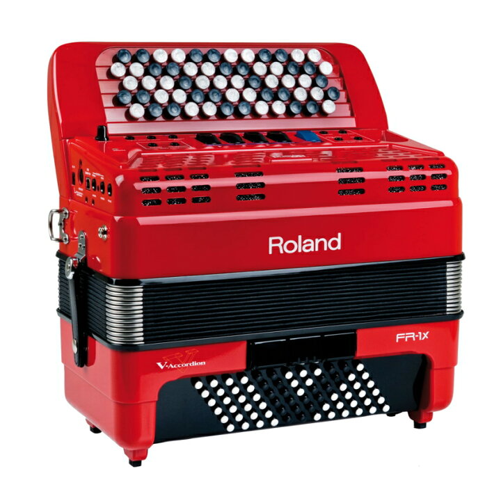 楽天市場】Roland Vアコーディオン ボタン鍵盤 FR-1XB RD レッド 