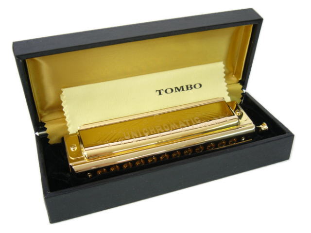TOMBO NO.1248SG ユニクロマチックゴールド クロマチックハーモニカ 0-