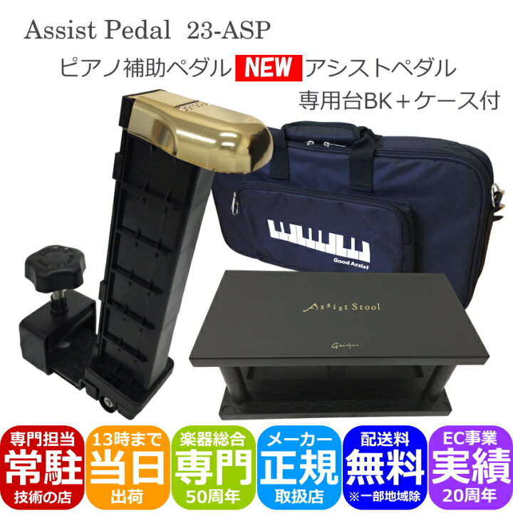 楽天市場】アシストペダル＆足台 黒【ケース付き】台付き補助ペダル 