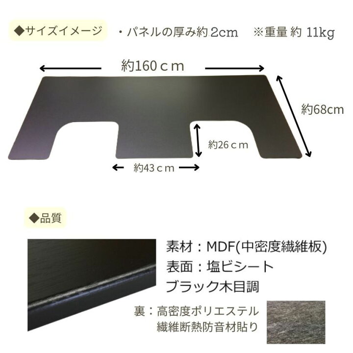 楽天市場】イトマサ ビッグパネルプラス 断熱 黒木目 ピアノボード 