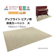 【セール】防音・防振【160cm×130cm】ピアノ 防音マット アップライトピアノ用 「遮音等級LL35クリアの…