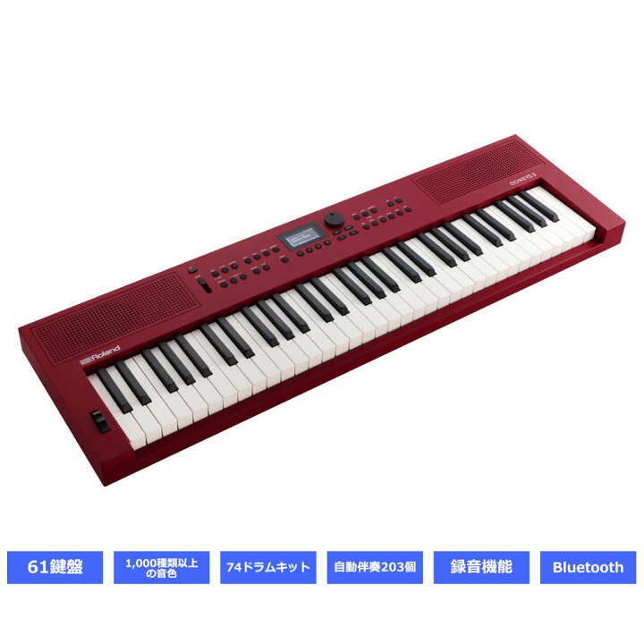 楽天市場】【4月下旬入荷予定】Roland 高音質 電子キーボード GO KEYS 