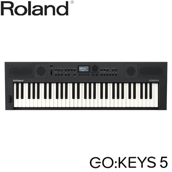 楽天市場】Roland 高音質 電子キーボード GO KEYS 5 GT グラファイト 