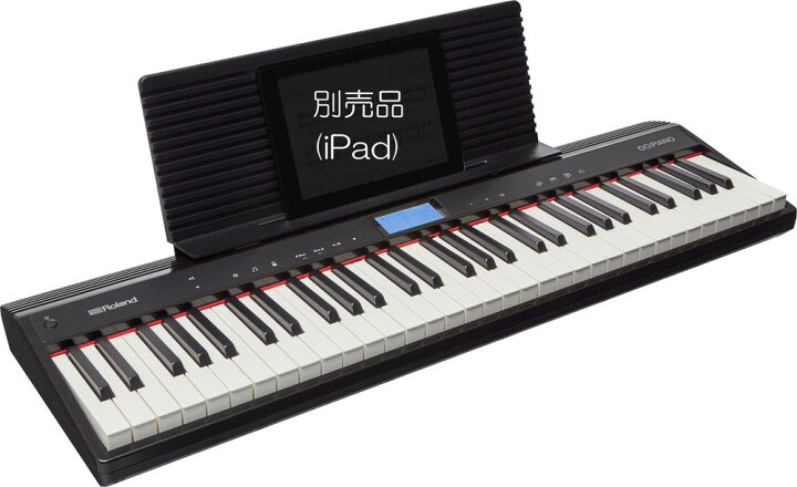 楽天市場】ローランド 61鍵盤 電子キーボード GO PIANO/ ゴー：ピアノ 