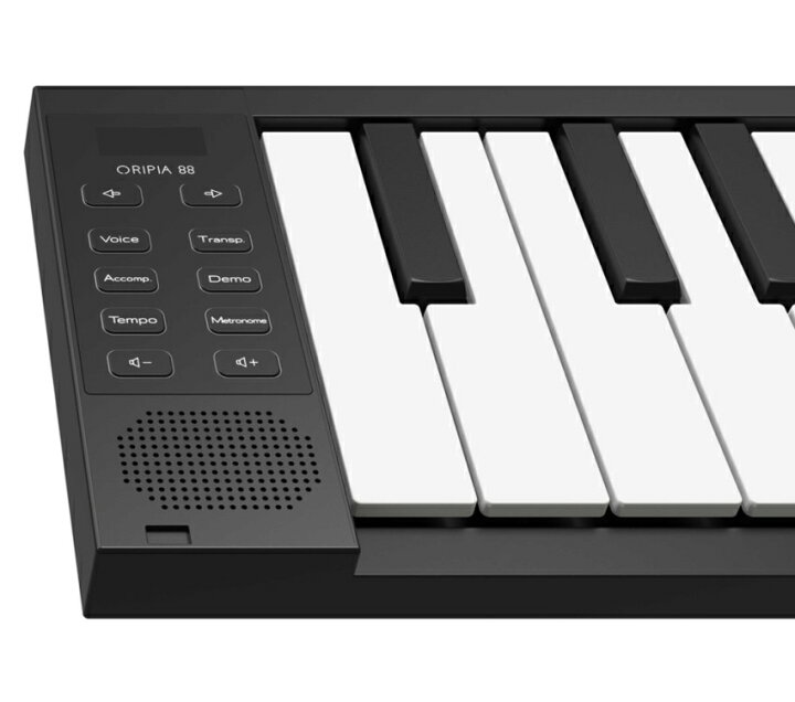楽天市場】TAHORNG 折りたたみ式 電子ピアノ ORIPIA88 BK USB充電器 