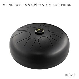 MEINL STD1BK マイネル Sonic Energy スチールタングドラム A Minor 12インチ Black Powder 瞑想 ヨガ 音楽療法 リラックス ヒーリング 癒しの音色 タングドラム 癒し効果