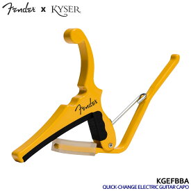 5/30はエントリーで最大P5倍★Fender x Kyser エレキギター用カポタスト KGEFBBA QUICK-CHANGE CAPO【メール便送料無料】