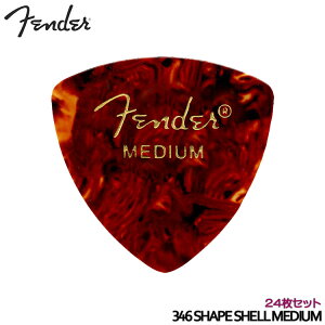 Fender �s�b�N �g���C�A���O�� �~�f�B�A�� �ׂ��b�� 24�� 346 SHAPE CLASSIC CELLULOID PICK MEDIUM �t�F���_�[�y���[���֑��������z