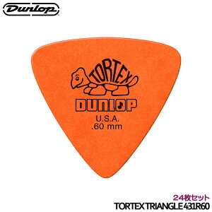 DUNLOP �s�b�N �g���C�A���O�� 0.60mm 24�� TORTEX TRIANGLE 431R �g���C�A���O�� �_�����b�v�y���[���֑��������z