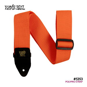 ERNiE BALL �M�^�[�X�g���b�v POLYPRO STRAPS #5353 ORANGE �I�����W �A�[�j�[�{�[���y���[���֑��������z