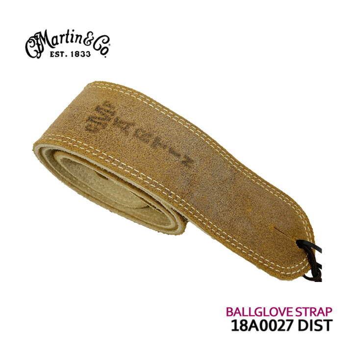 楽天市場】Martin ギターストラップ BALL GLOVE LEATHER SUEDE STRAP 