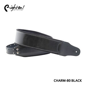 Right On! STRAPS BASSMAN Series CHARM-80 BLACK/B-CHARM Black �M�^�[�X�g���b�v �V���v�� �V�b�N ��l ������������ �������y���� �}�C�N���t�@�C�o�[ �����x�e���b�N�X�z