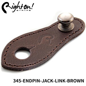 Right On! STRAPS GhspXgbv{^ END PIN JACK STRAPLINK BROWN CgIIXgbvX U[
