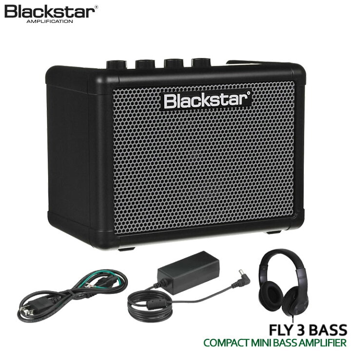 楽天市場】Blackstar ミニベースアンプ FLY 3 BASS 純正アダプター 