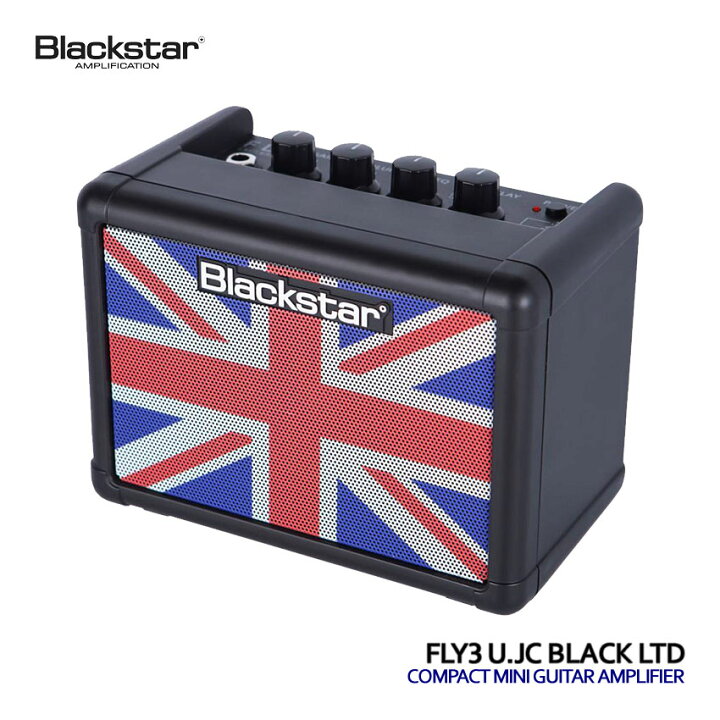 楽天市場】Blackstar ミニギターアンプ FLY3 UNION JACK BLACK LTD 