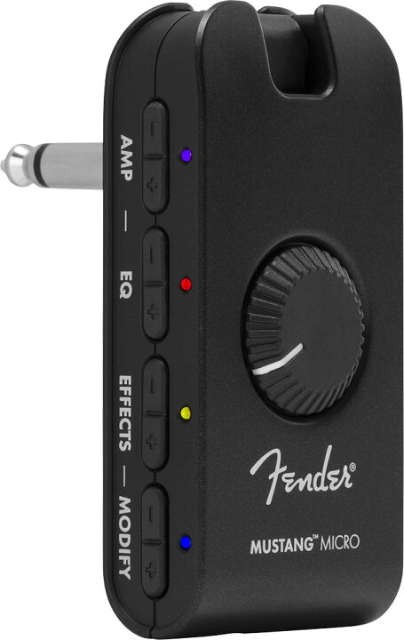 楽天市場】ヘッドホン付 Fender ヘッドホンアンプ MUSTANG MICRO 