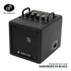 PHIL JONES BASS �x�[�X�A���v NANOBASS X4 BLACK �i�m�x�[�X PJB �t�B���W���[���Y