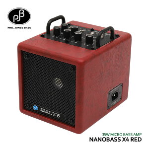 PHIL JONES BASS �x�[�X�A���v NANOBASS X4 RED �i�m�x�[�X PJB �t�B���W���[���Y